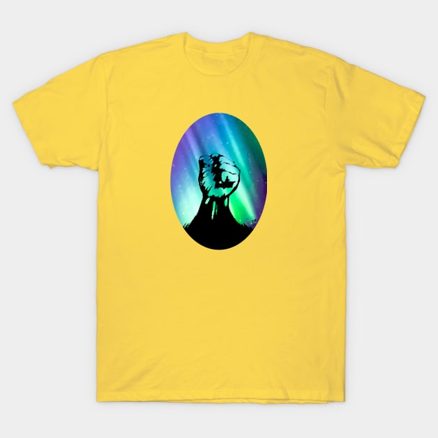 Aurora Ellipse T-Shirt by evaporationBoy 